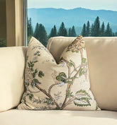 Thibaut Rye Printed Cotton Double Sided Throw Pillow Cover 18x18 20x20 22x22 24x24 12x20 12x22 14x22 16x24 12x46 Tan Throw Pillow Cover