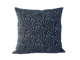 Tulvo Atlantic Leopard Throw Pillow Cover 18x18 20x20 22x22 24x24 12x20 14x22 14x48 XL Lumbar Cheetah Navy Chenille Velvet Throw Cover