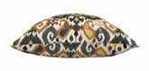 Ikat Mill Creek Throw Pillow Cover 18x18, 20x20, 22x22, 24x24, 12x20, 14x22 Charcoal, Gold, Mustard, Ivory Moroccan