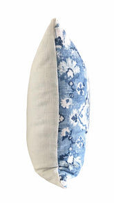 Covington Benbrook Cotton Linen Blend Pillow Cover 18x18, 20x20, 22x22, 24x24, 12x20, 12x22, 14x22 14x48 Bluebell XL Lumbar