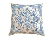 Covington Benbrook Cotton Linen Blend Pillow Cover 18x18, 20x20, 22x22, 24x24, 12x20, 12x22, 14x22 14x48 Bluebell XL Lumbar