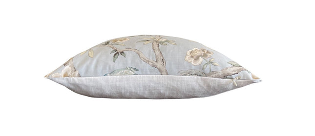 Waverly Mudan Cotton Pillow Cover 18x18, 20x20, 22x22, 24x24, 12x20, 12x22, 14x22 Chinoiserie Tree of Life